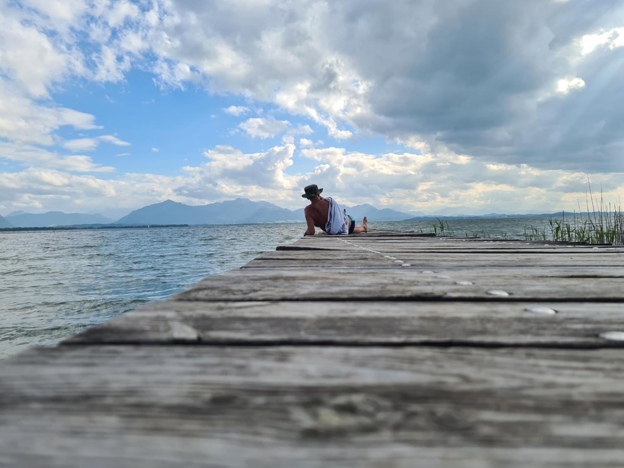 Vintage Studio Am Chiemsee Ubersee Luaran gambar